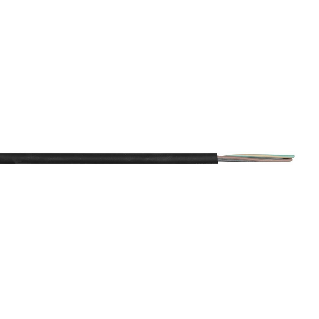 Neoprene Cable, Black Prijs per mtr - 4x 1,5 mm²