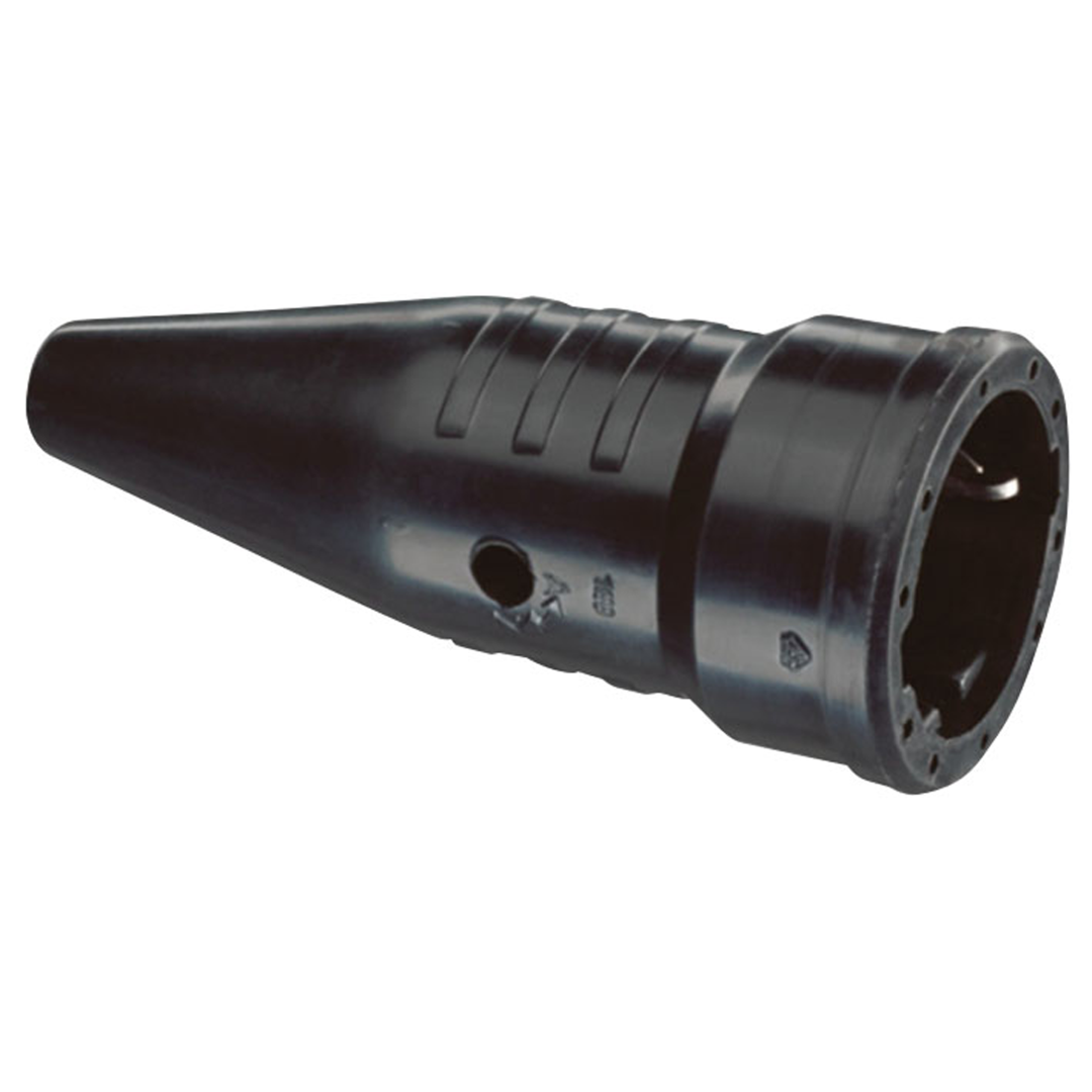 Rubber Schuko Connector Female 240 V - CEE 7/VII