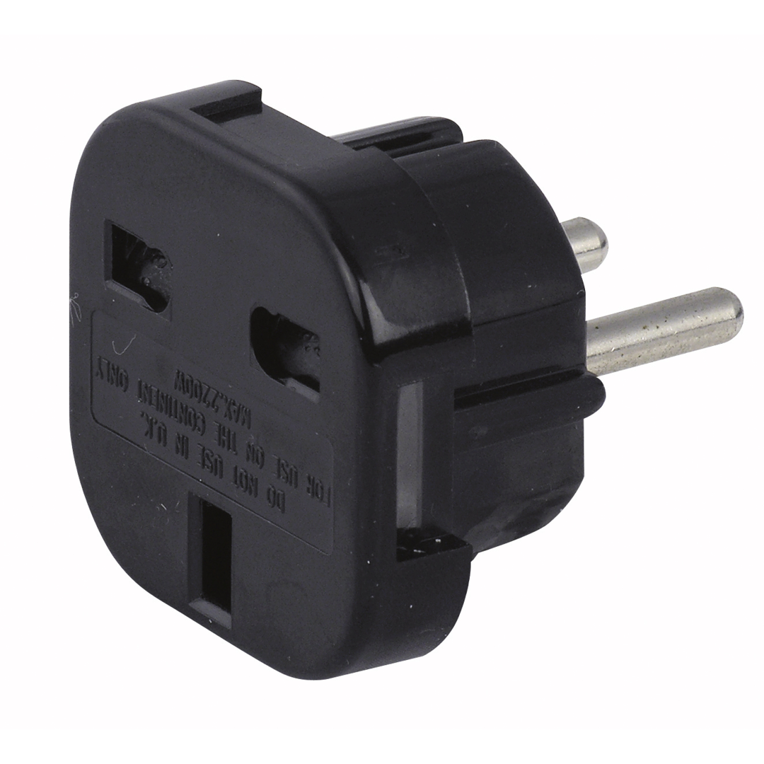 UK to Schuko Plug adapter 230 V / 240 V