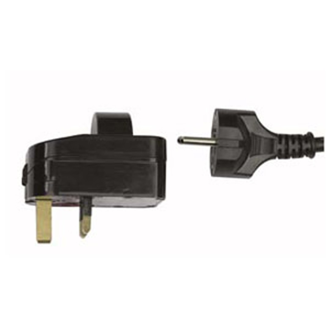 Europlug to UK Plug Adapter 230 V / 240 V