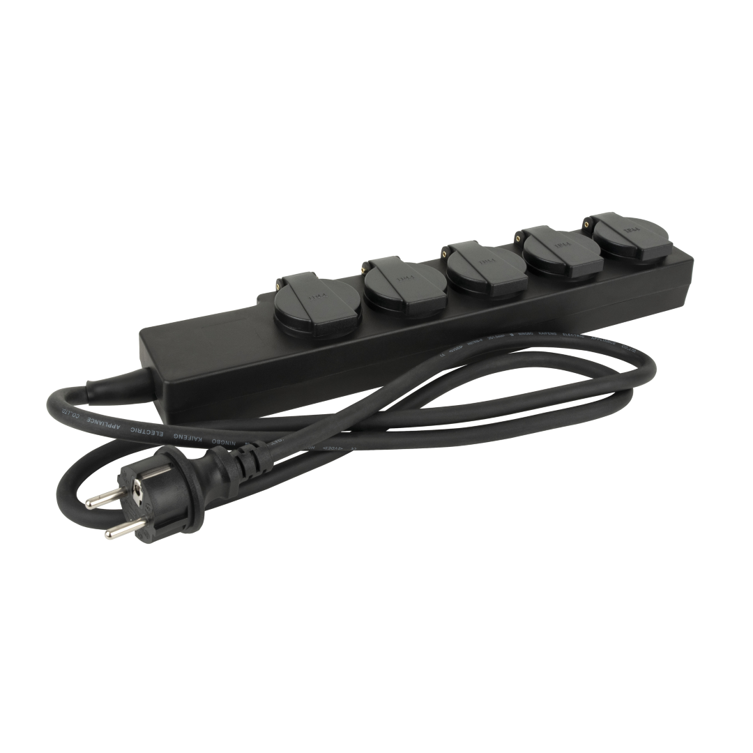 Multisocket Schuko 5-way 3x 1.5 mm² 1.5 m