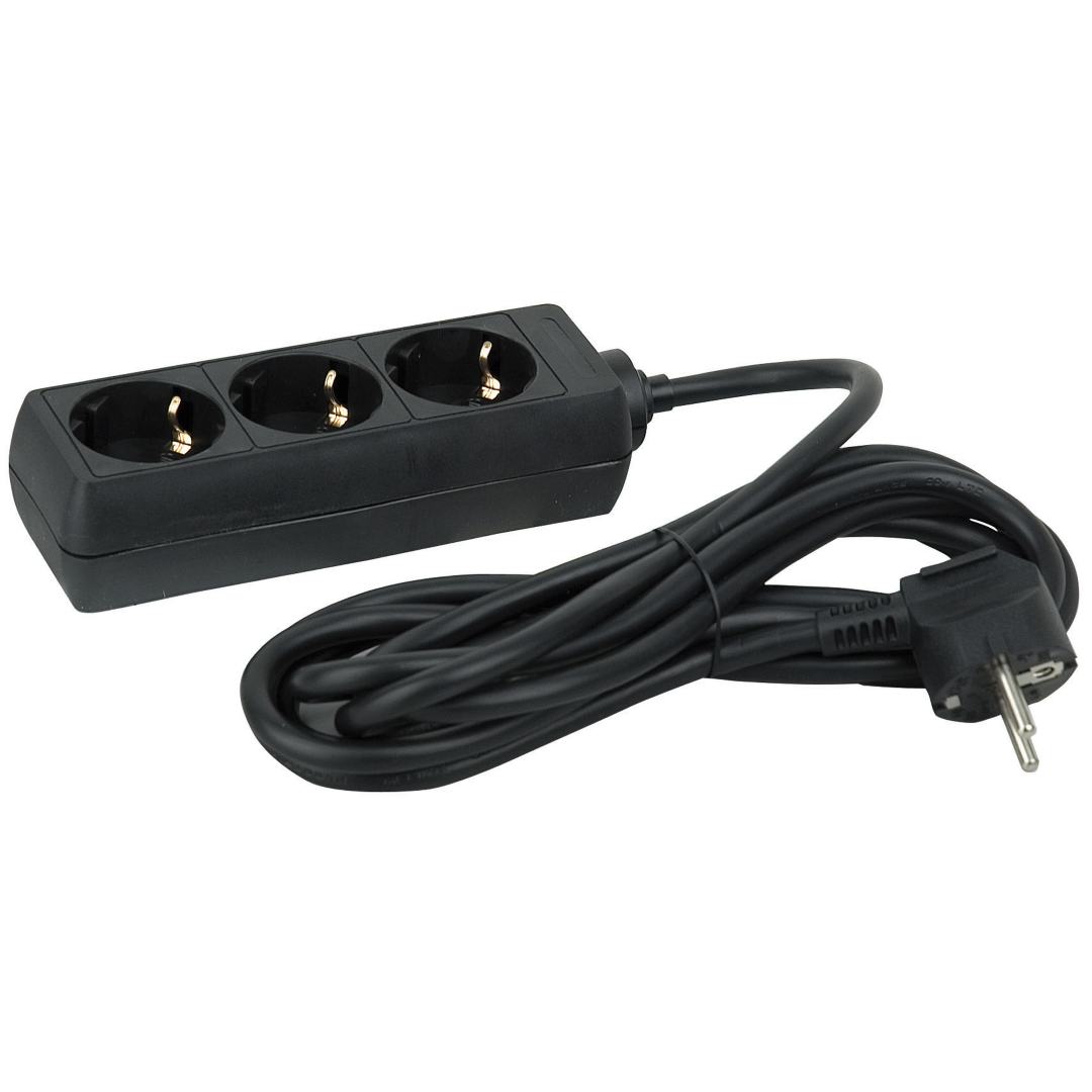 3-way Socket 3x 1.5 mm² 1.5 m