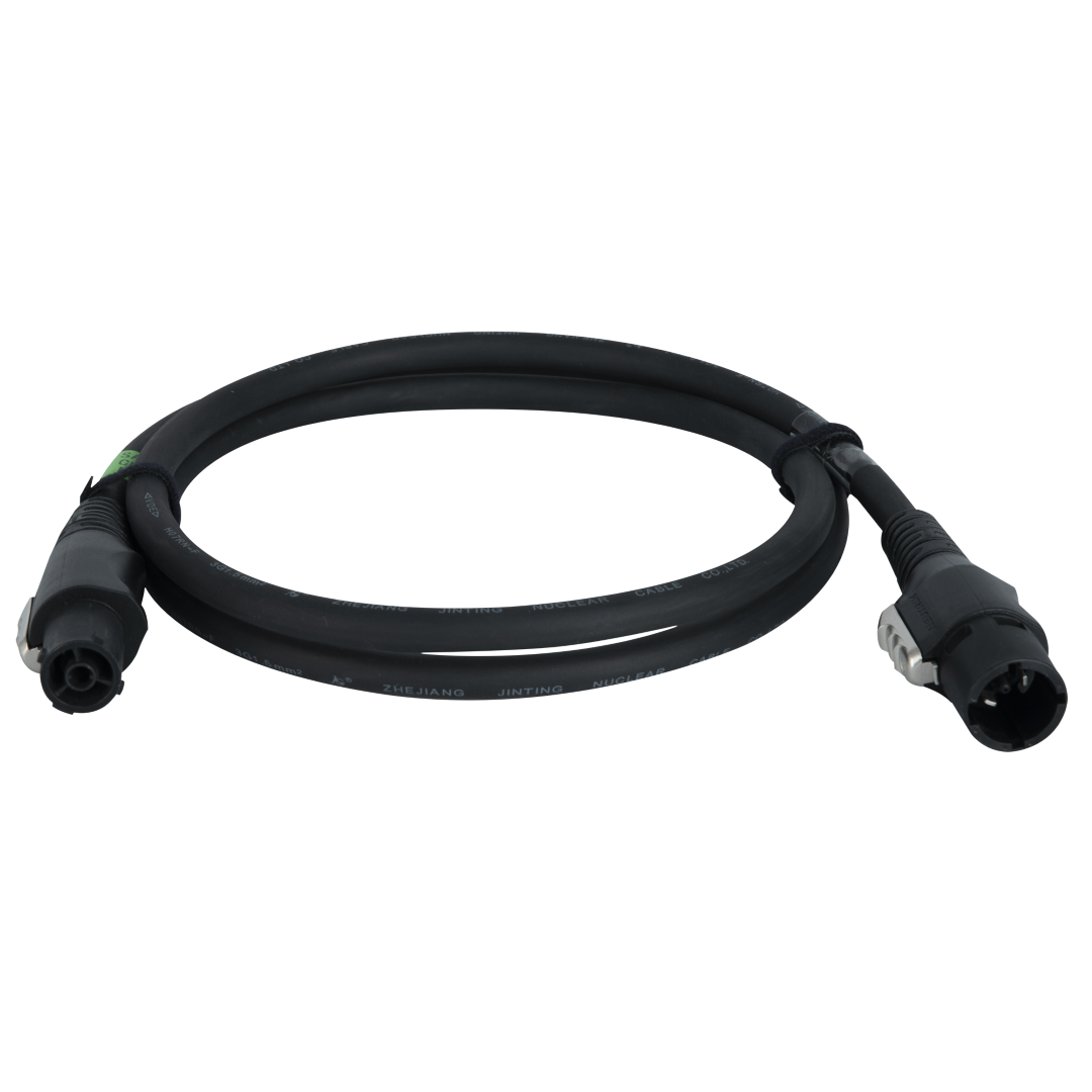 Power Cable powerCON TRUE1 male/female 3x 1.5 mm² 0,5 m