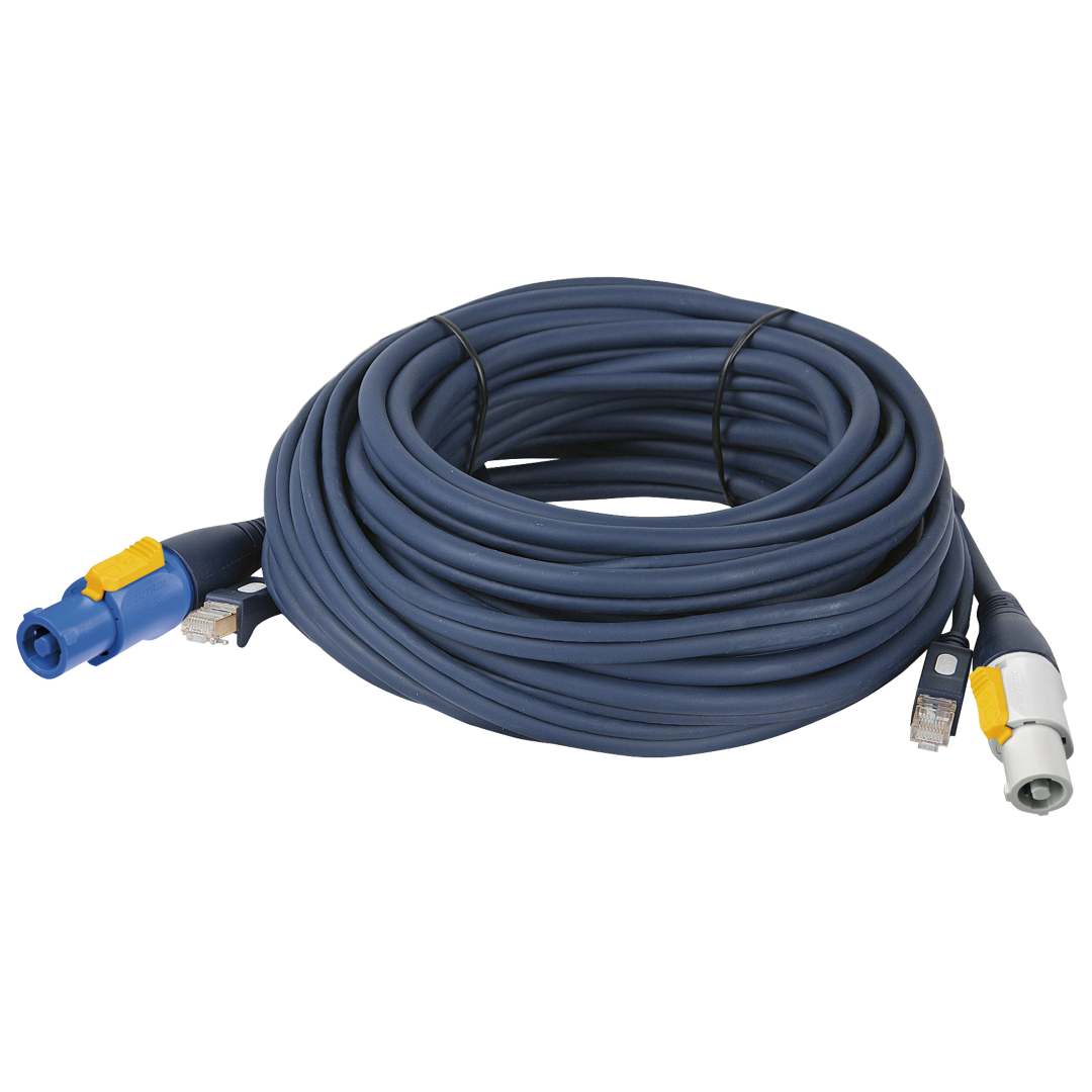powerCON/RJ45 - powerCON/RJ45 - Data / Power 6 m