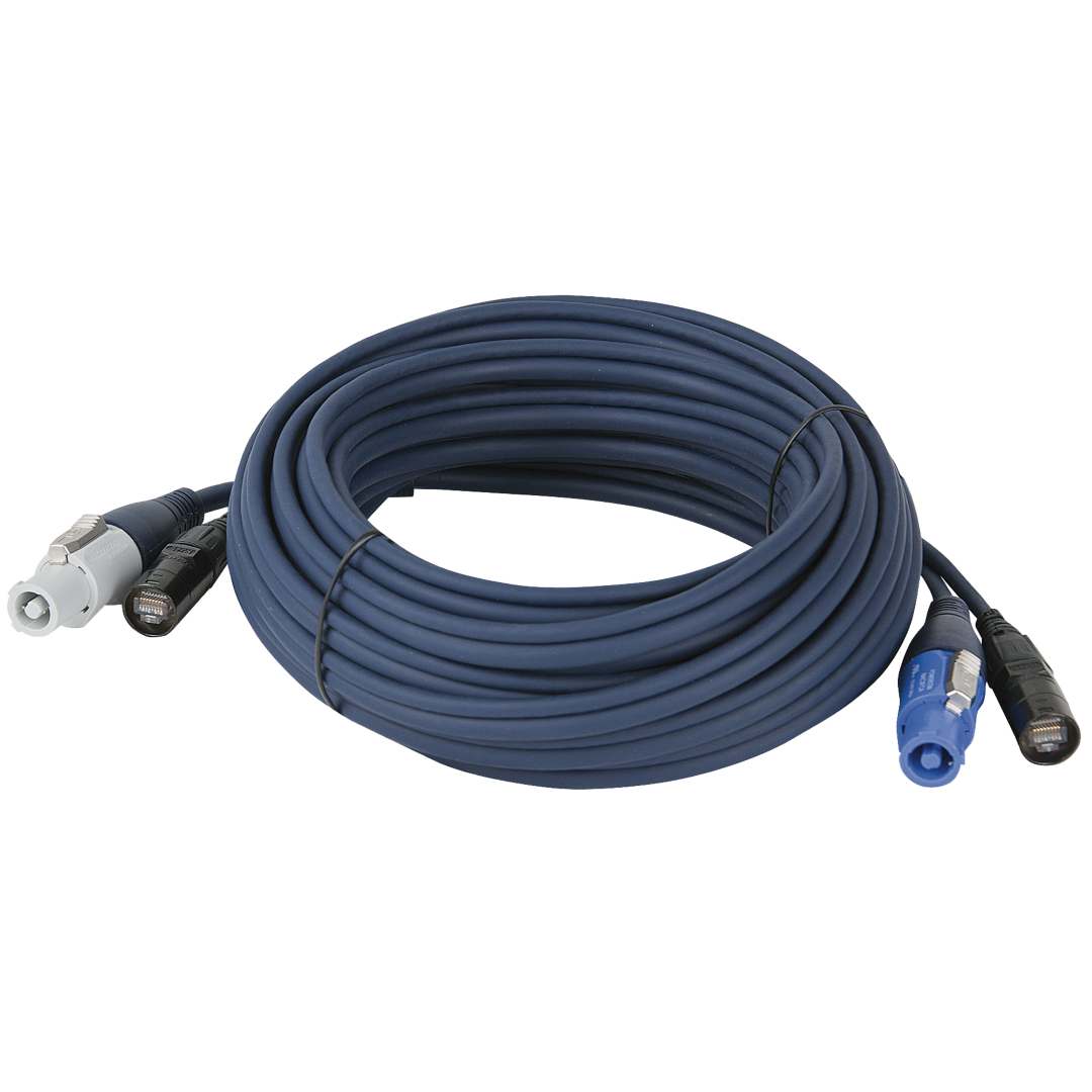 Neutrik powerCON / etherCON Extension Cable - Data / Power 6 m CAT5