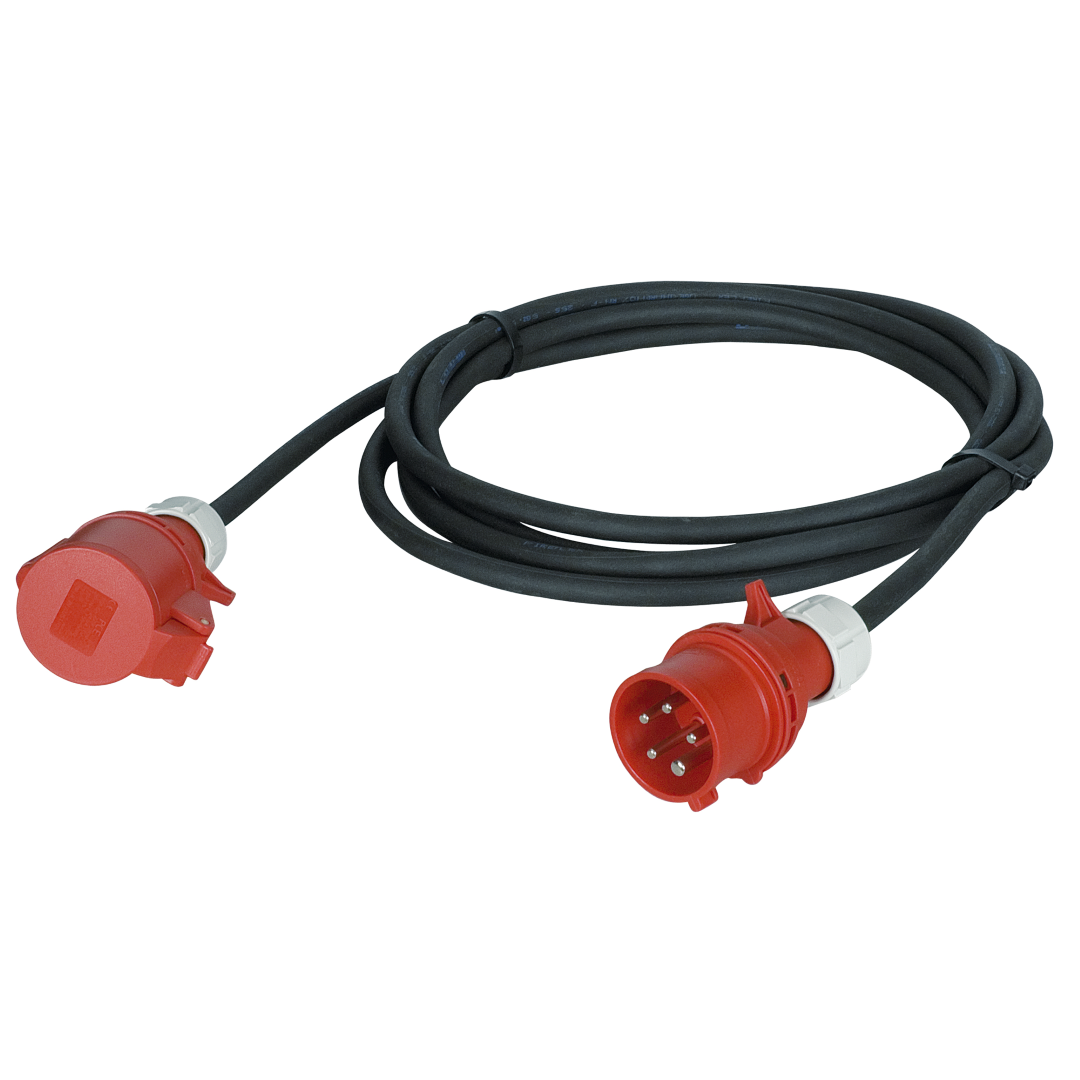 Extension Cable - 3x 16 A/380 V 5x 2.5 mm² 5 m