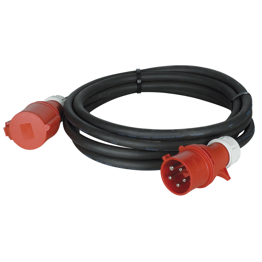 Extension Cable - 32 A/380 V - 5x 6 mm² 5 m