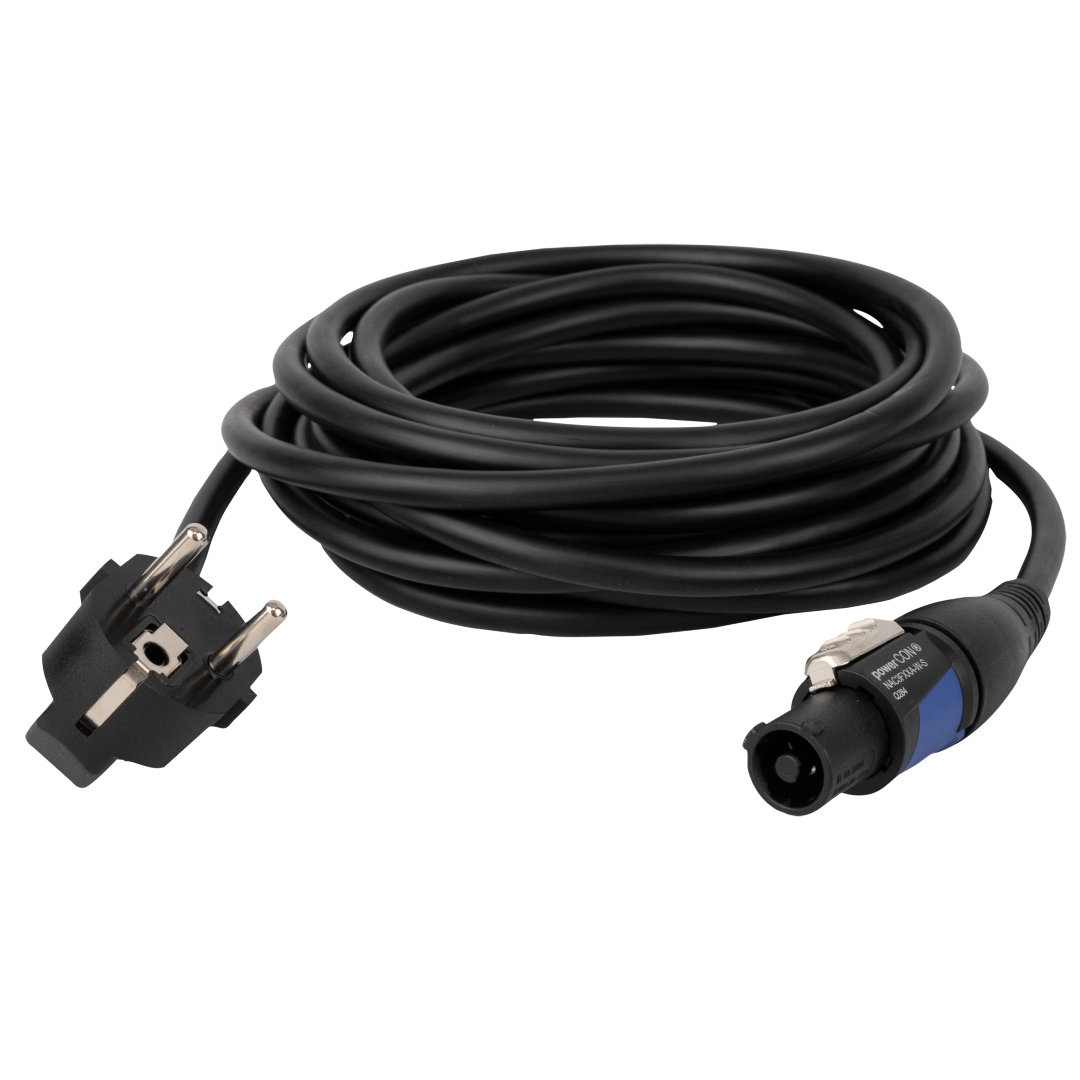 Power Cable Neutrik powerCON to Schuko 3x 1.5 mm² 6 m