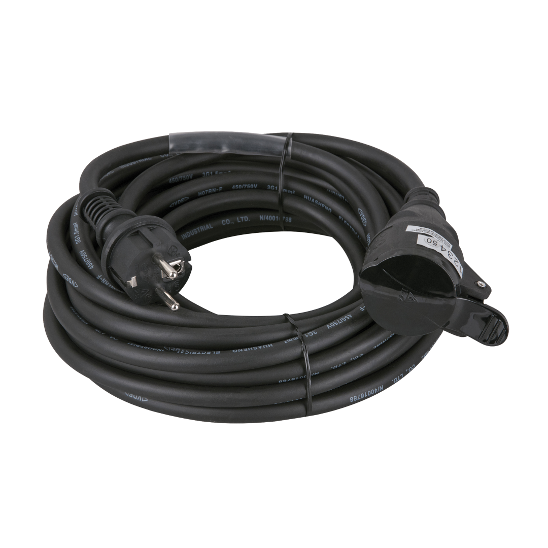 Extension cable Schuko/Schuko 3x 1.5 mm² 15 m