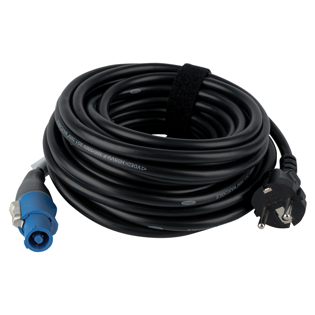 Power Cable Power Pro connector to Schuko 3x 1.5 mm² 6 m