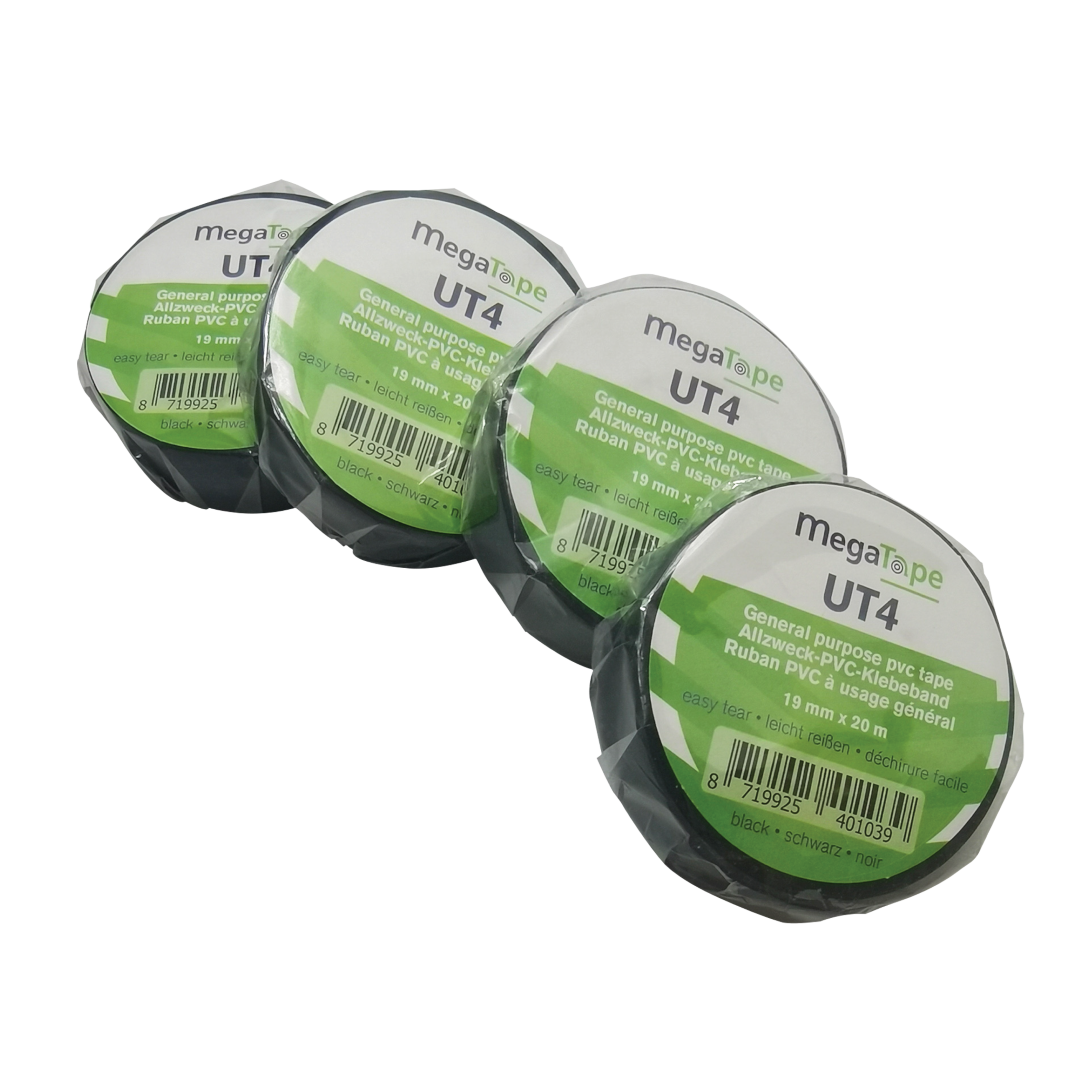 UT4 Zwart - 19 mm/20 m