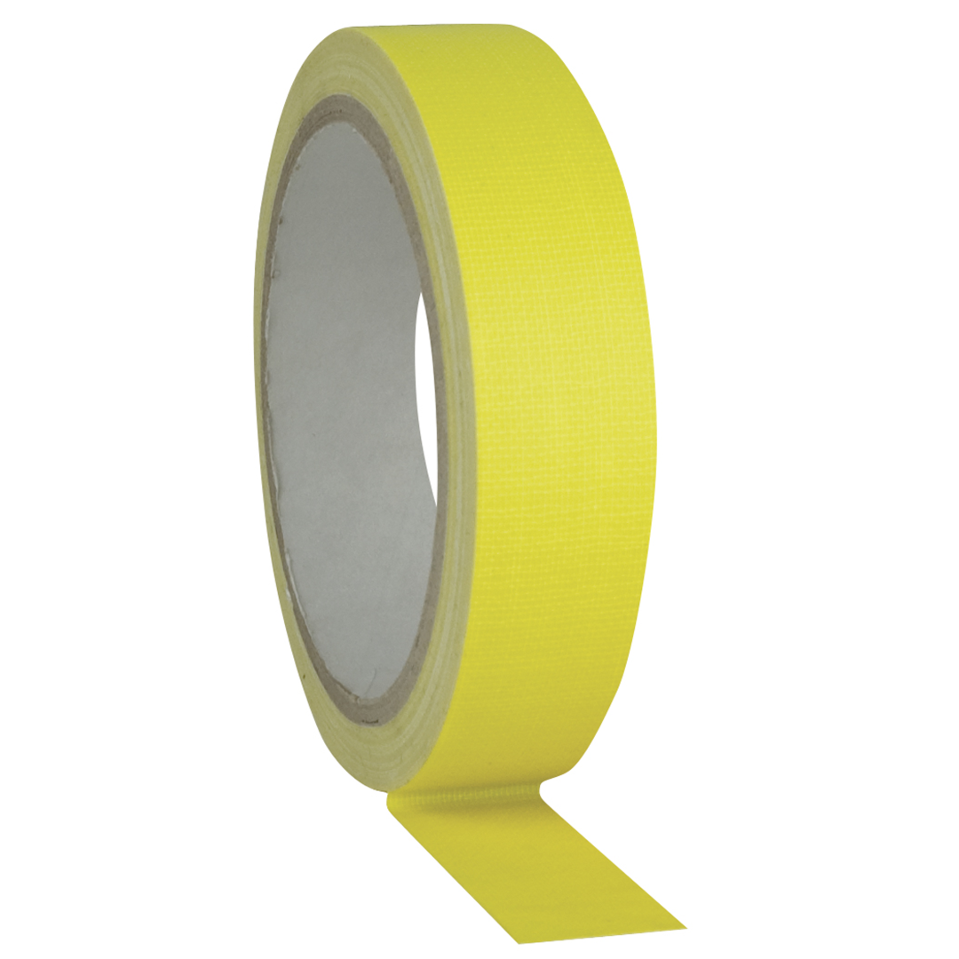 Gaffa Tape Neon Yellow 19 mm / 25 m