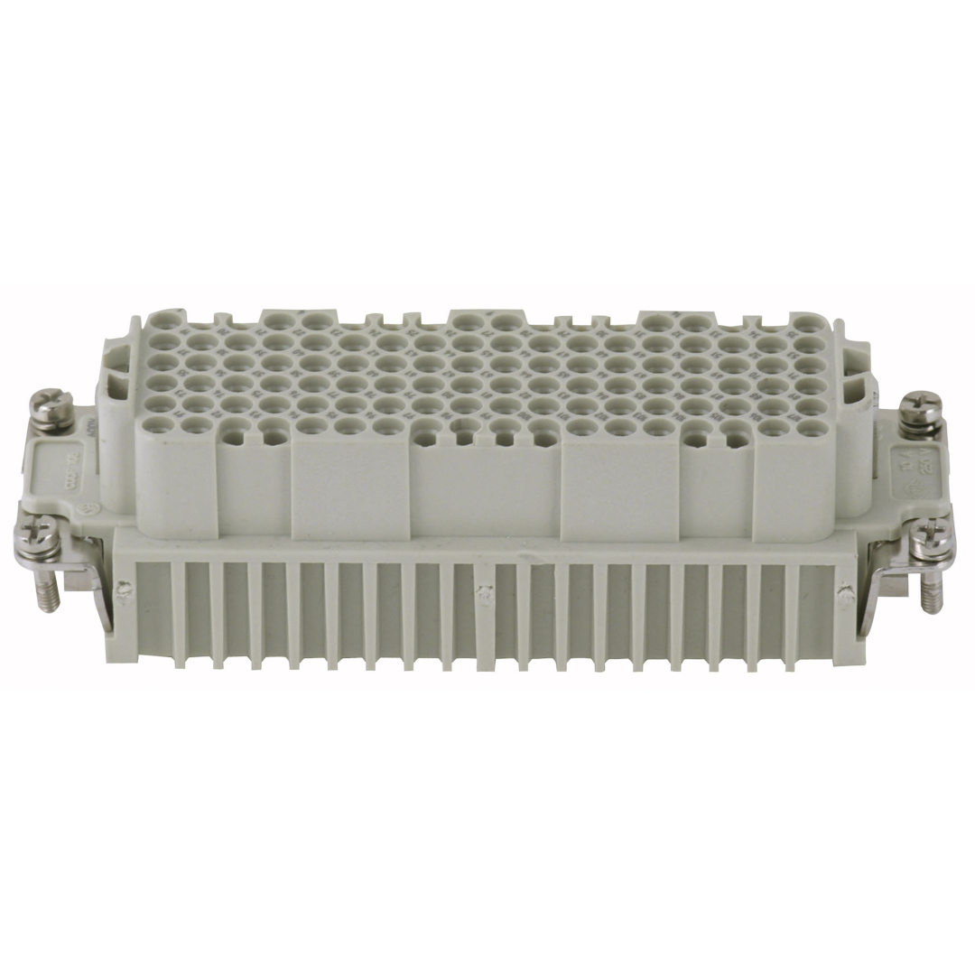 108P Audio Insert female Zonder contactpinnen, 108-polig
