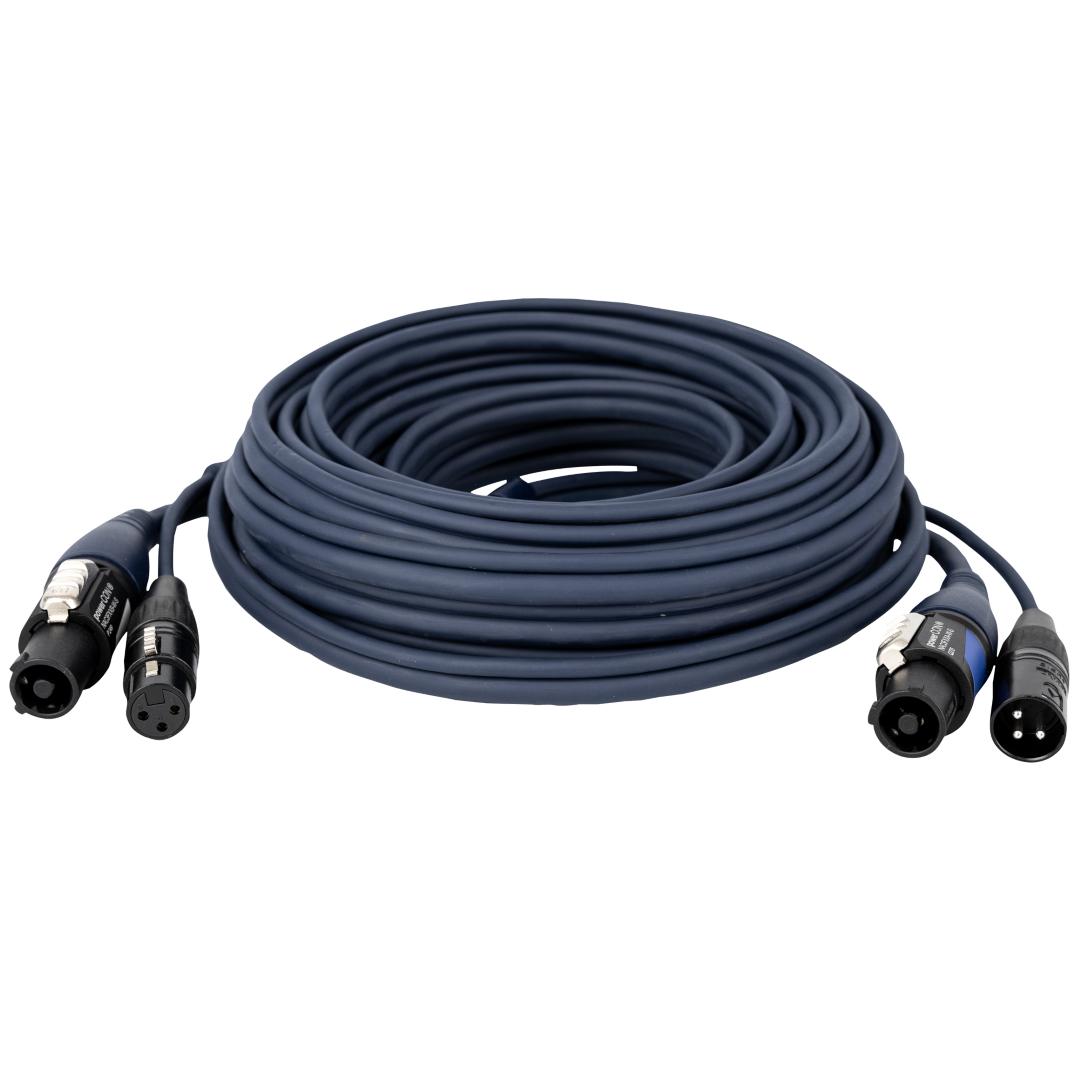 FP17 Hybrid Cable - powerCON & 3-pin XLR - Audio / Power 10 m