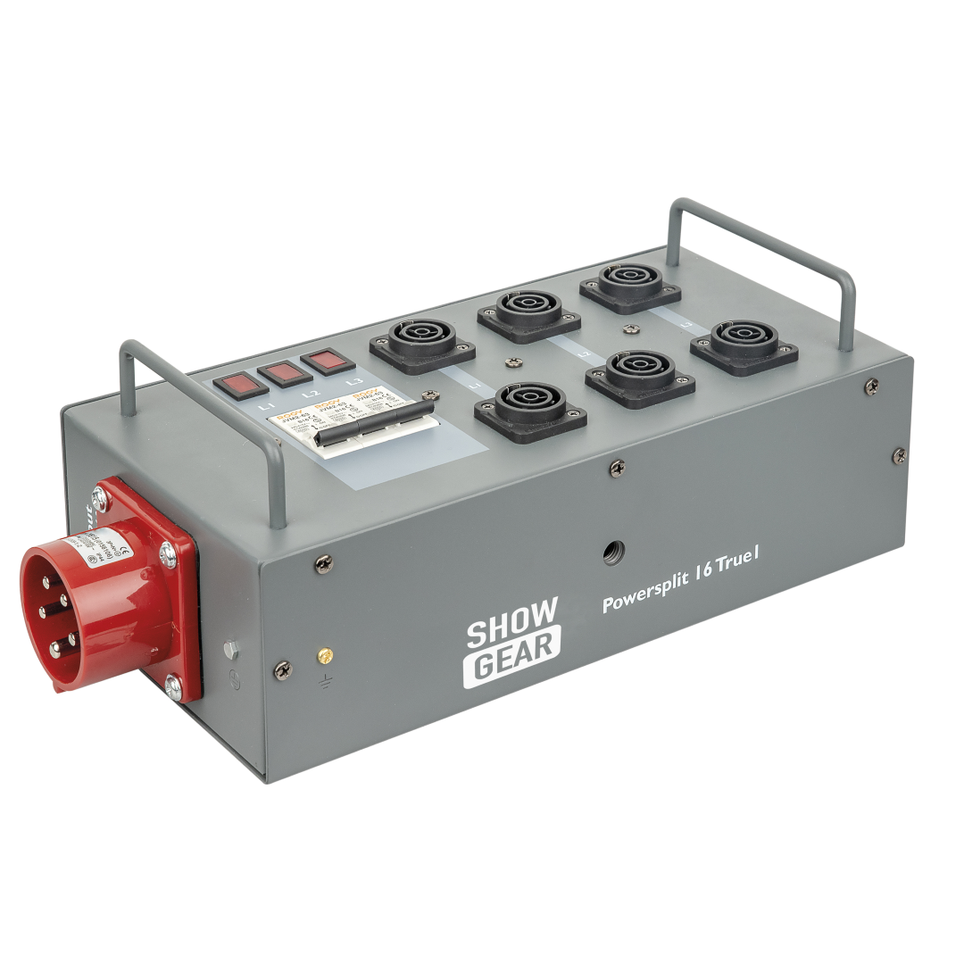 Power Split 16 True CEE 16 A Powersplit met zekering - CEE naar ProPower True1