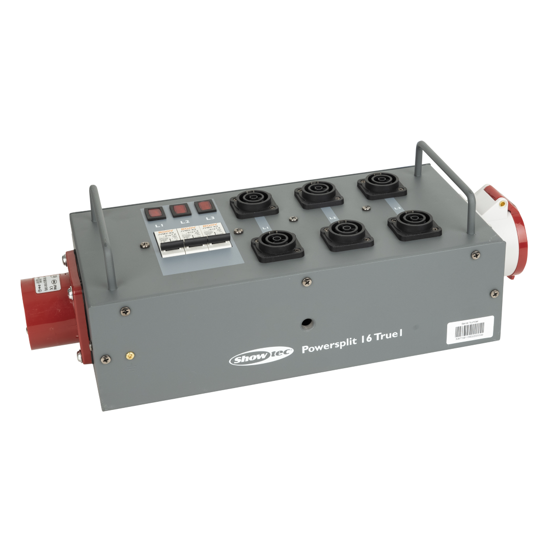 Power Split 16 True CEE 16 A Powersplit met zekering - CEE naar ProPower True1