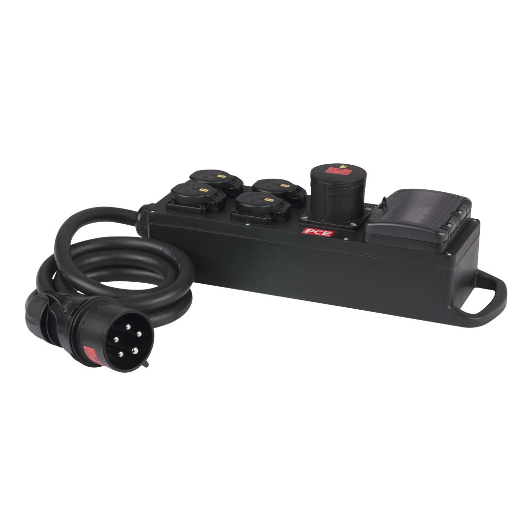 MPD-416CEE Power Splitter CEE 32 A 4x Schuko - 1x CEE 16 A 5P