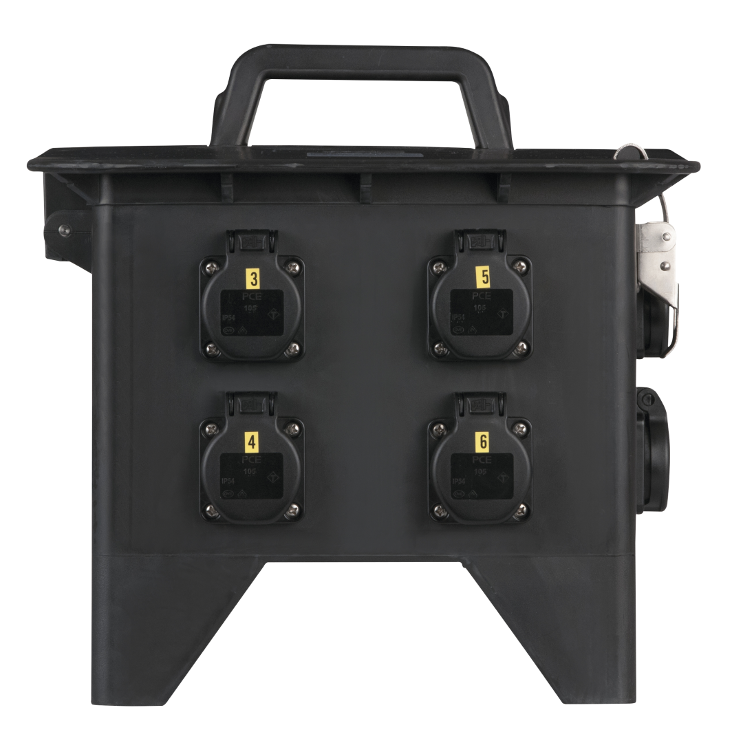 MPD-832CEE Power Splitter CEE 32 A 8x Schuko - 2x CEE 16 A 5P