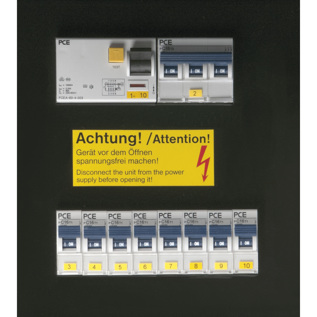 MPD-832CEE Power Splitter CEE 32 A 8x Schuko - 2x CEE 16 A 5P