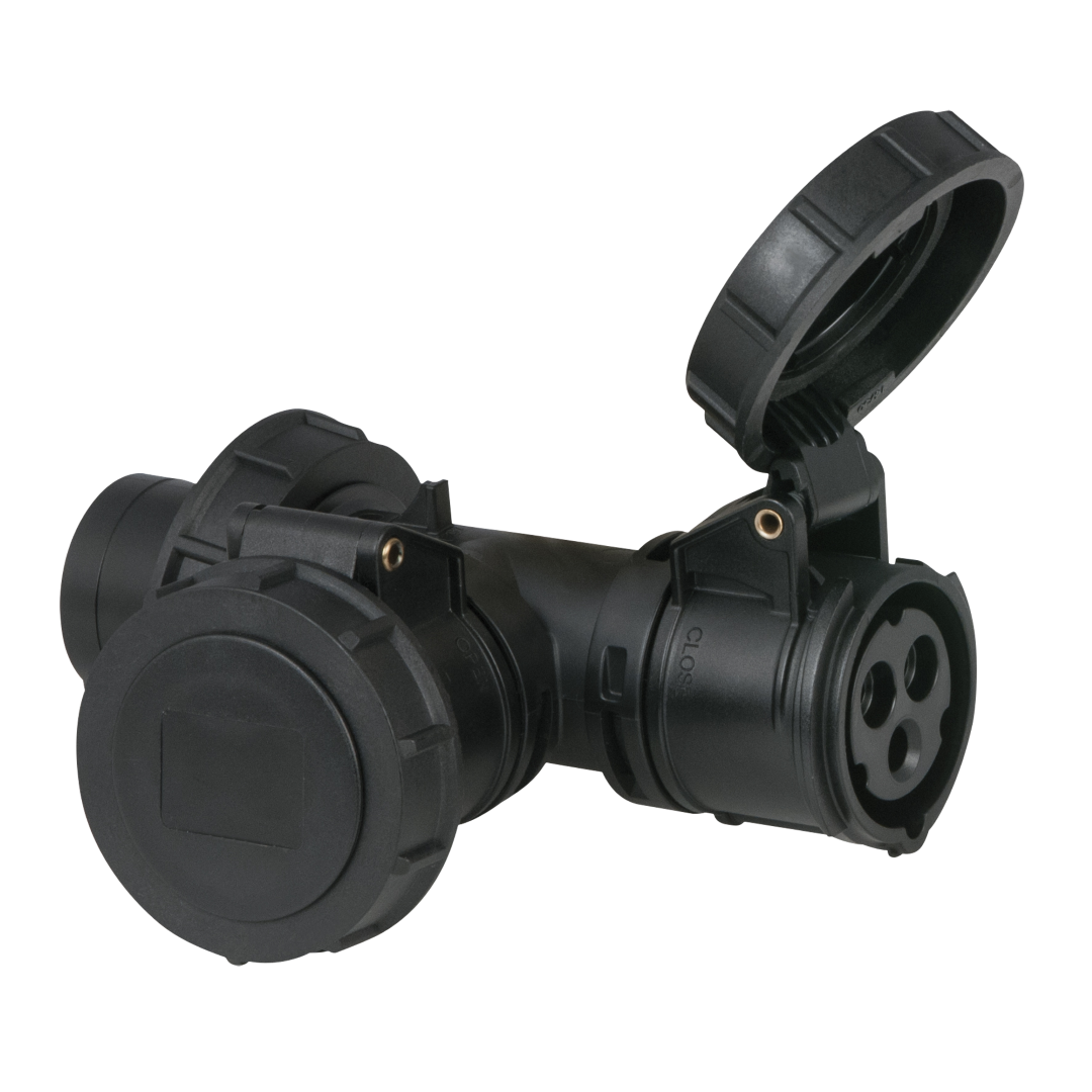 T-connect 2 Way 16/3 - Plug 16/3 CEE IP67