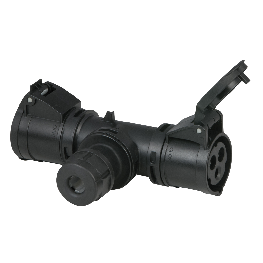 T-connect 2-way 16/3 - Cablegland CEE IP44
