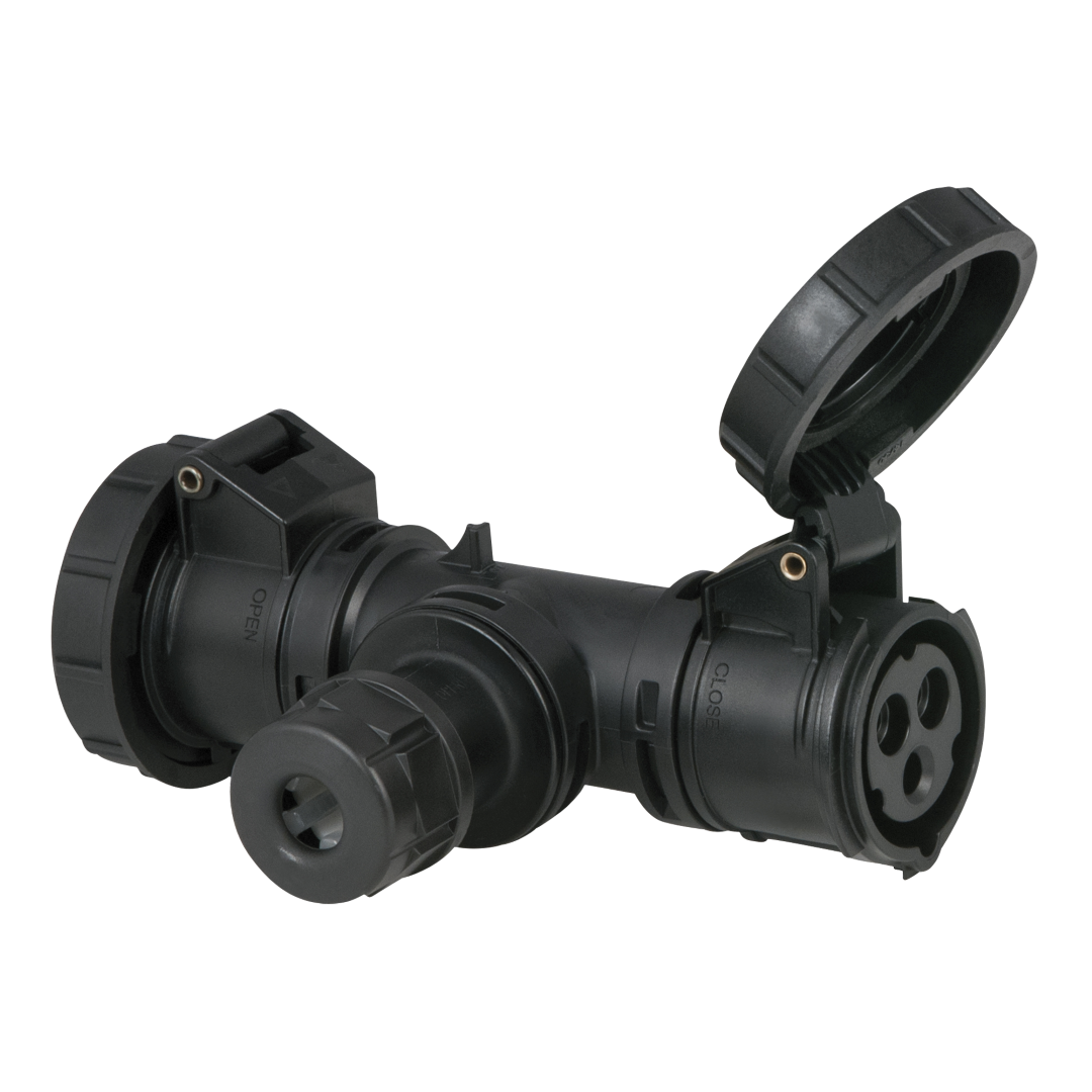 T-connect 2-way 16/3 - Cablegland CEE IP67