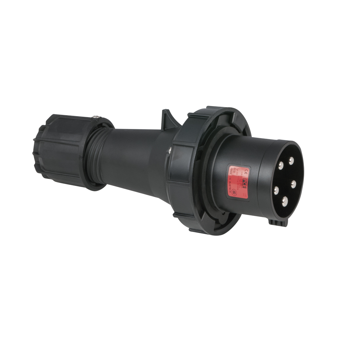 CEE 63 A/400 V 5-pin Plug male Zwart - IP67