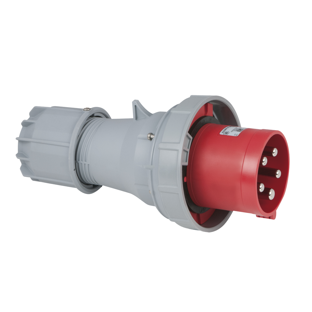 CEE 125 A/400 V 5-pin Plug male Rood - IP67