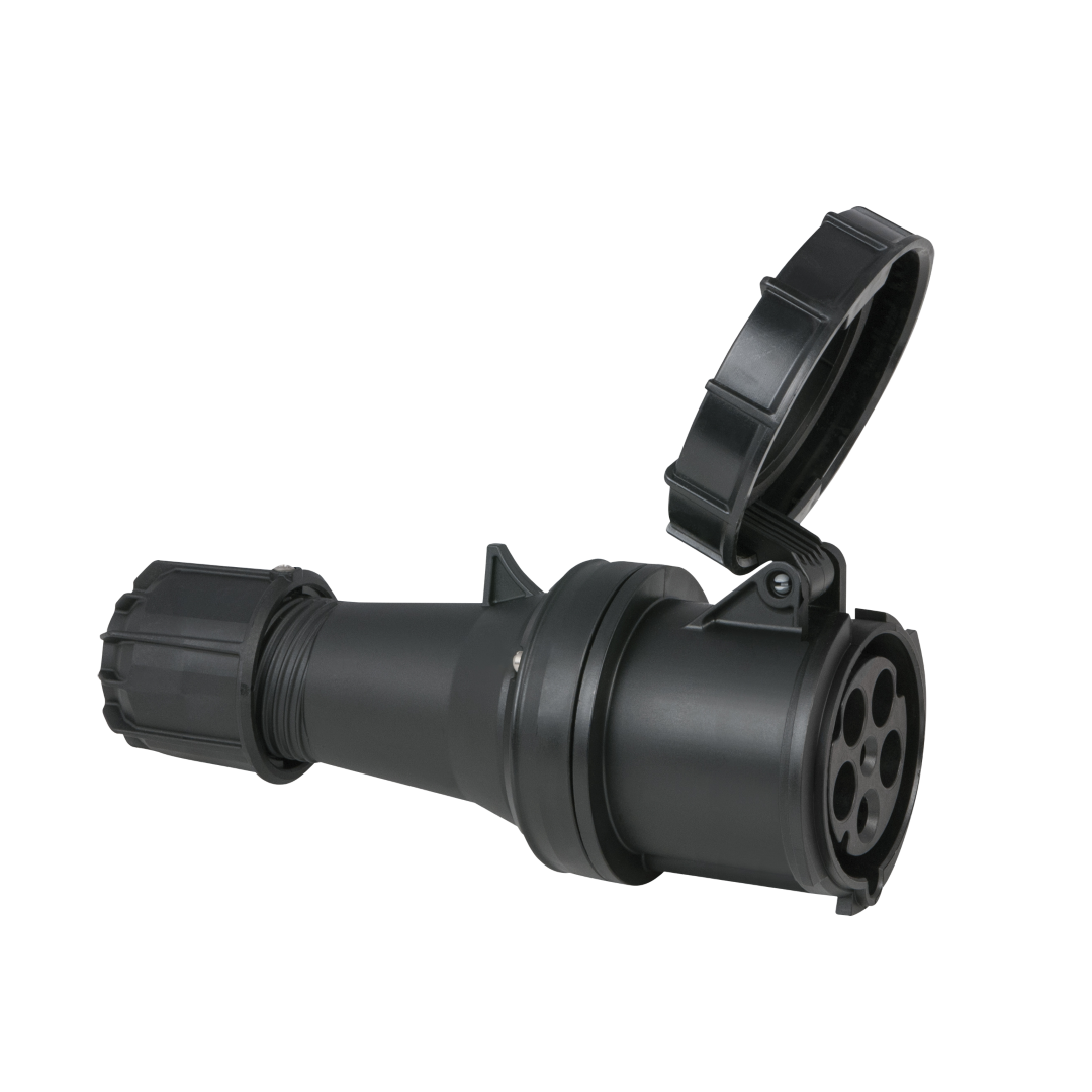 CEE 63 A/400 V 5-pin Plug female Zwart - IP67