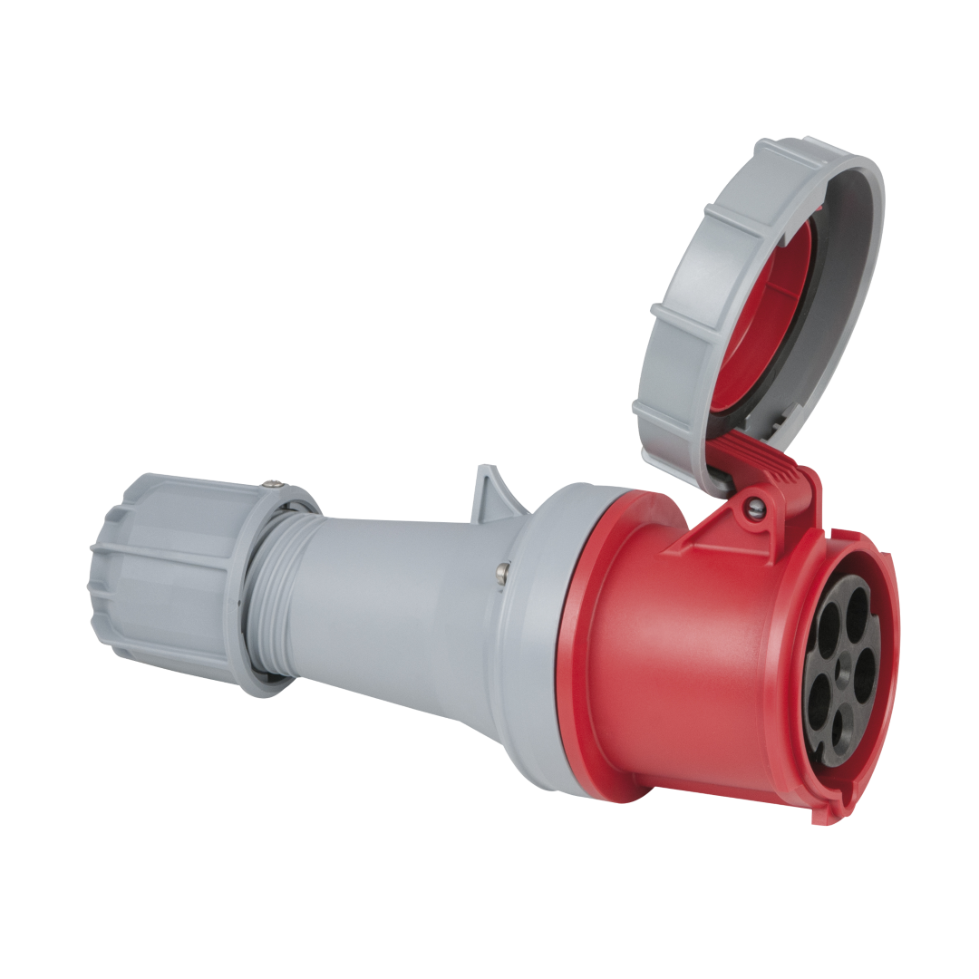 CEE 63 A/400 V 5-pin Plug female Rood - IP67
