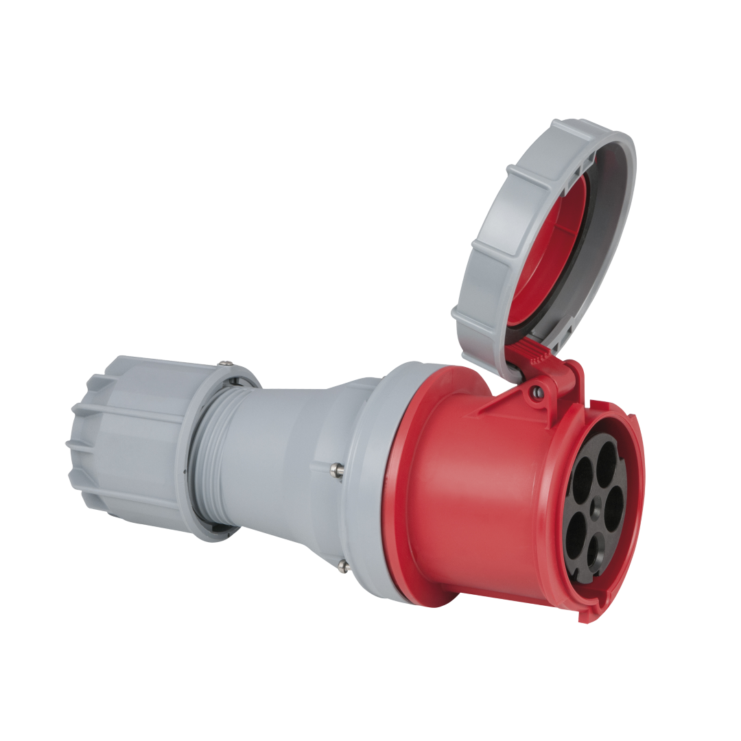 CEE 125 A/400 V 5-pin Plug female Rood - IP67