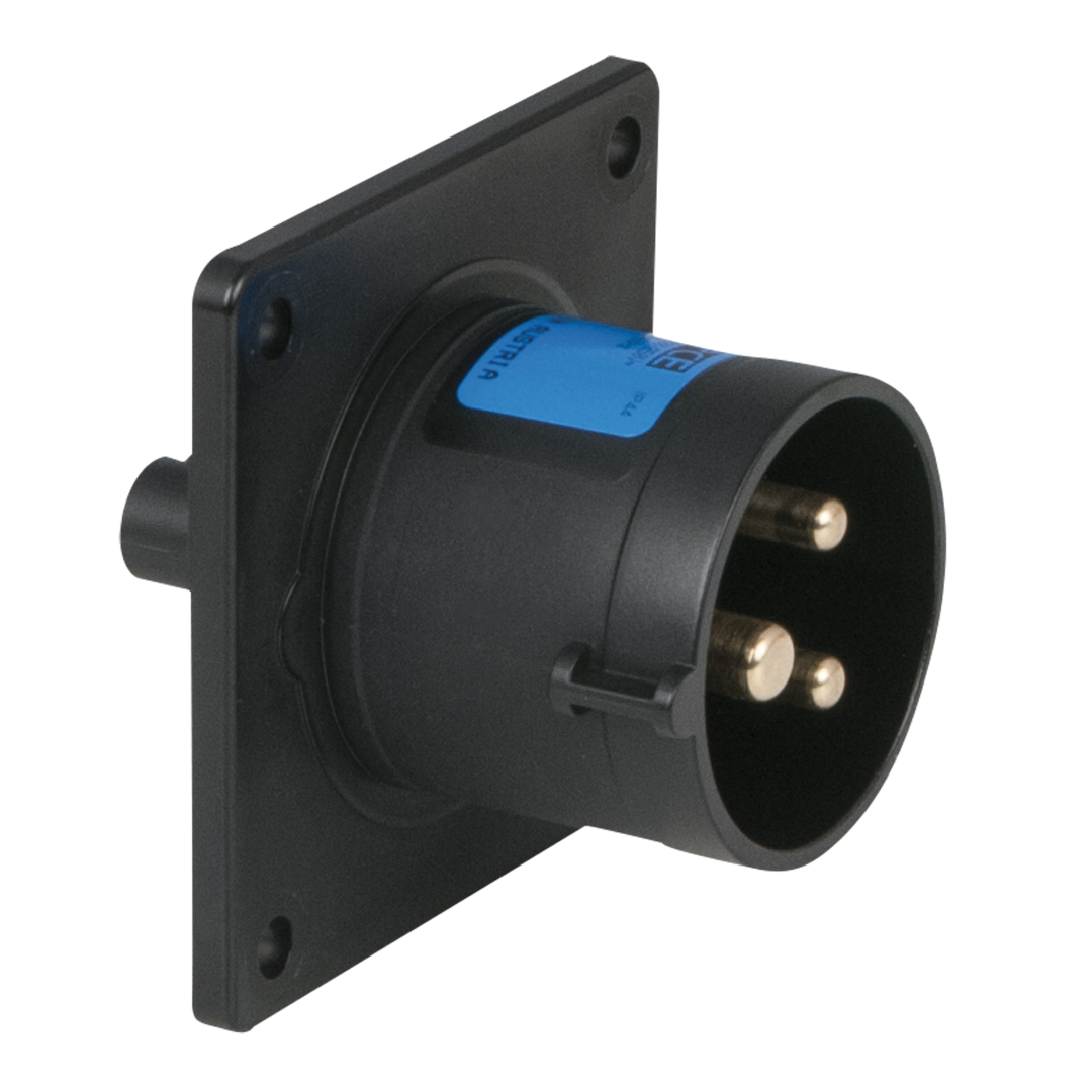 CEE 16 A/240 V - 3-pin Socket male Zwart - IP44
