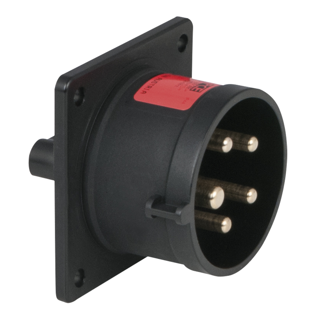 CEE 16 A/400 V 5-pin Socket male Zwart - IP44