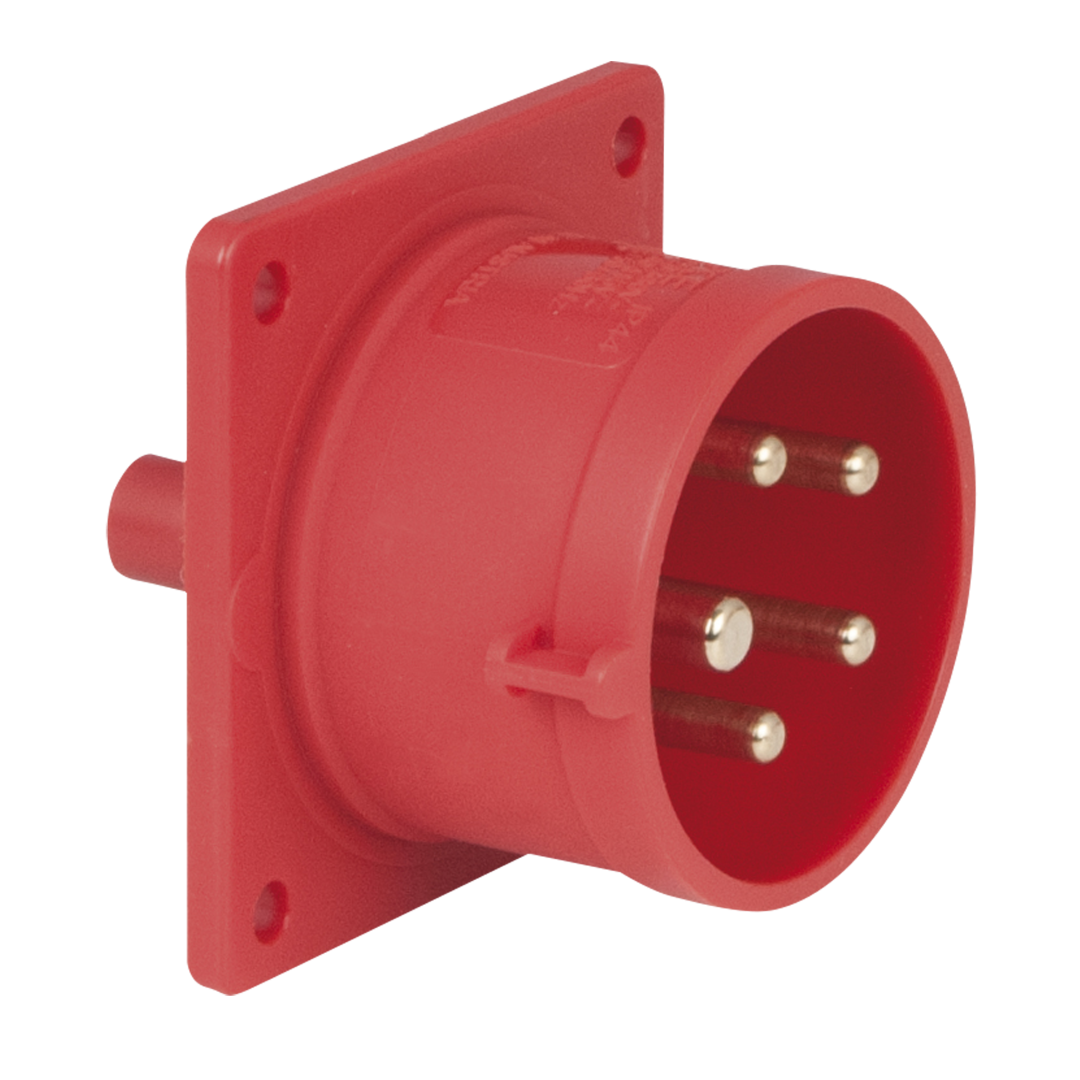 CEE 16 A/400 V 5-pin Socket male Rood - IP44