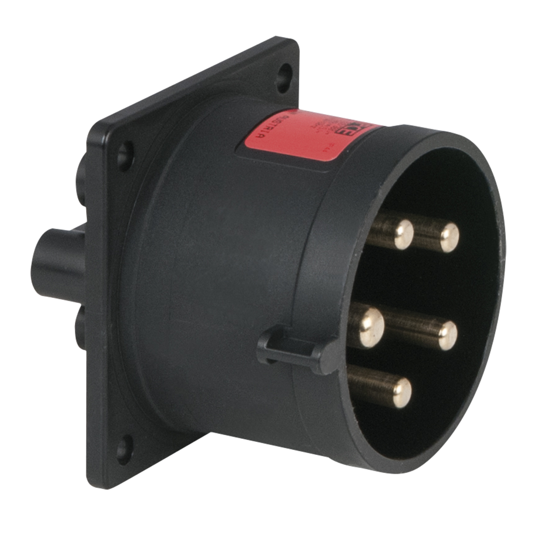 CEE 32 A/400 V 5-pin Socket male Zwart - IP44