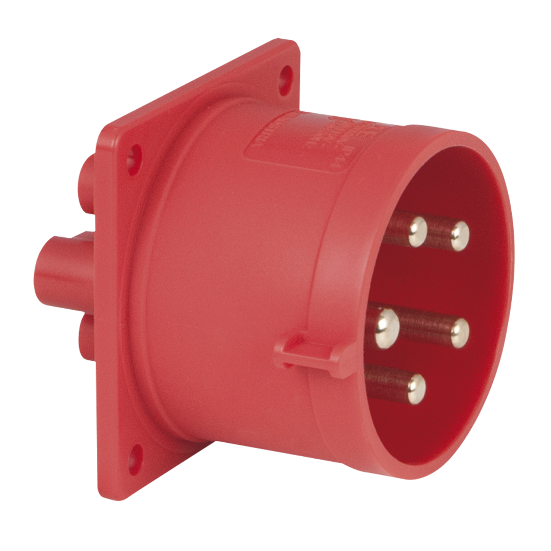 CEE 32 A/400 V 5-pin Socket male Rood - IP44