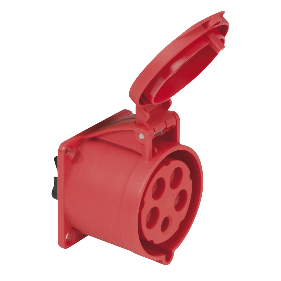 CEE 32 A/400 V 5-pin Socket female Rood - IP44
