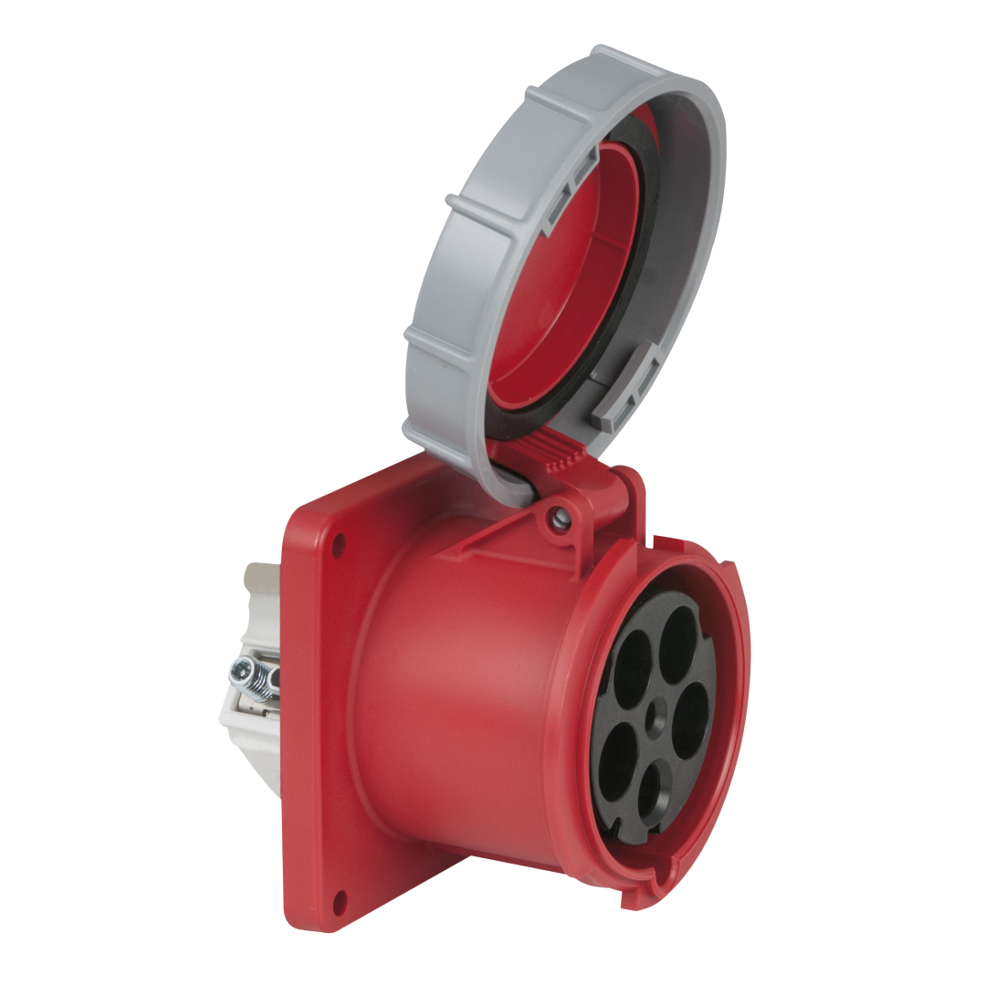 CEE 125 A/400 V 5-pin Socket female Rood - IP67