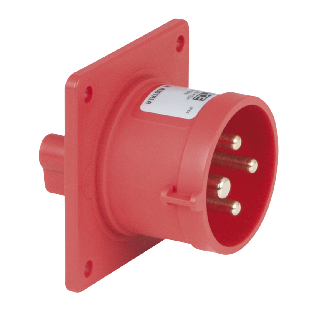 CEE 16 A/400 V 4-pin Socket male Rood - IP44