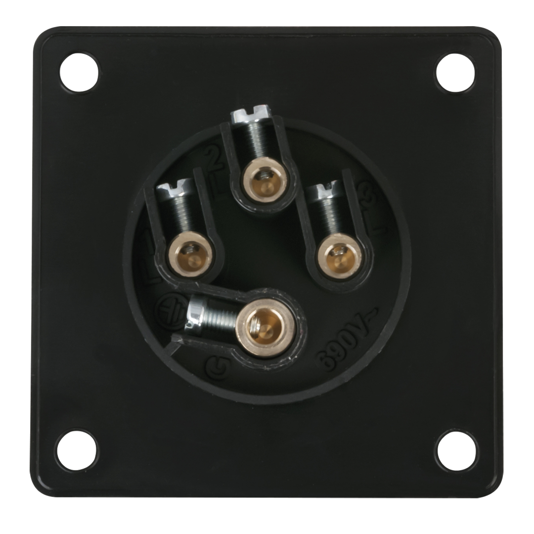 CEE 16 A/400 V 4-pin Socket male Zwart - IP44