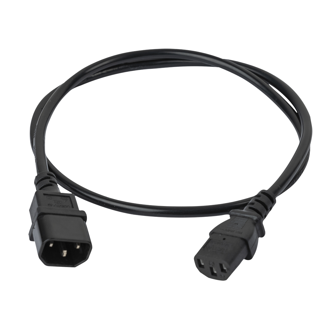 IEC C13 Female to IEC C14 Male 3x 1.0 mm² 10 m