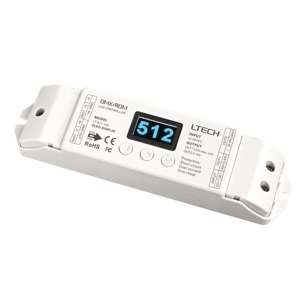 DMX LED Driver 1x 12A