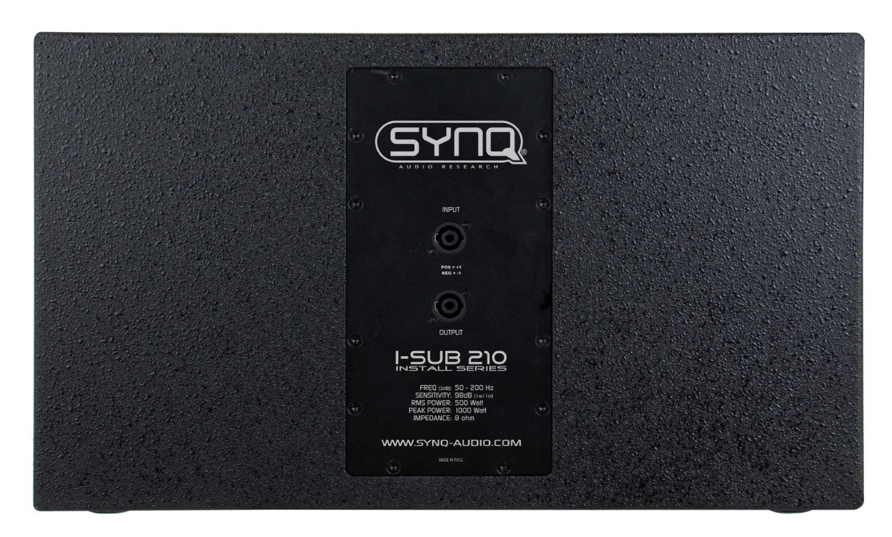 Krachtige dubbele 10'' subwoofer met een zeer compact ontwerp - I-SUB 210
