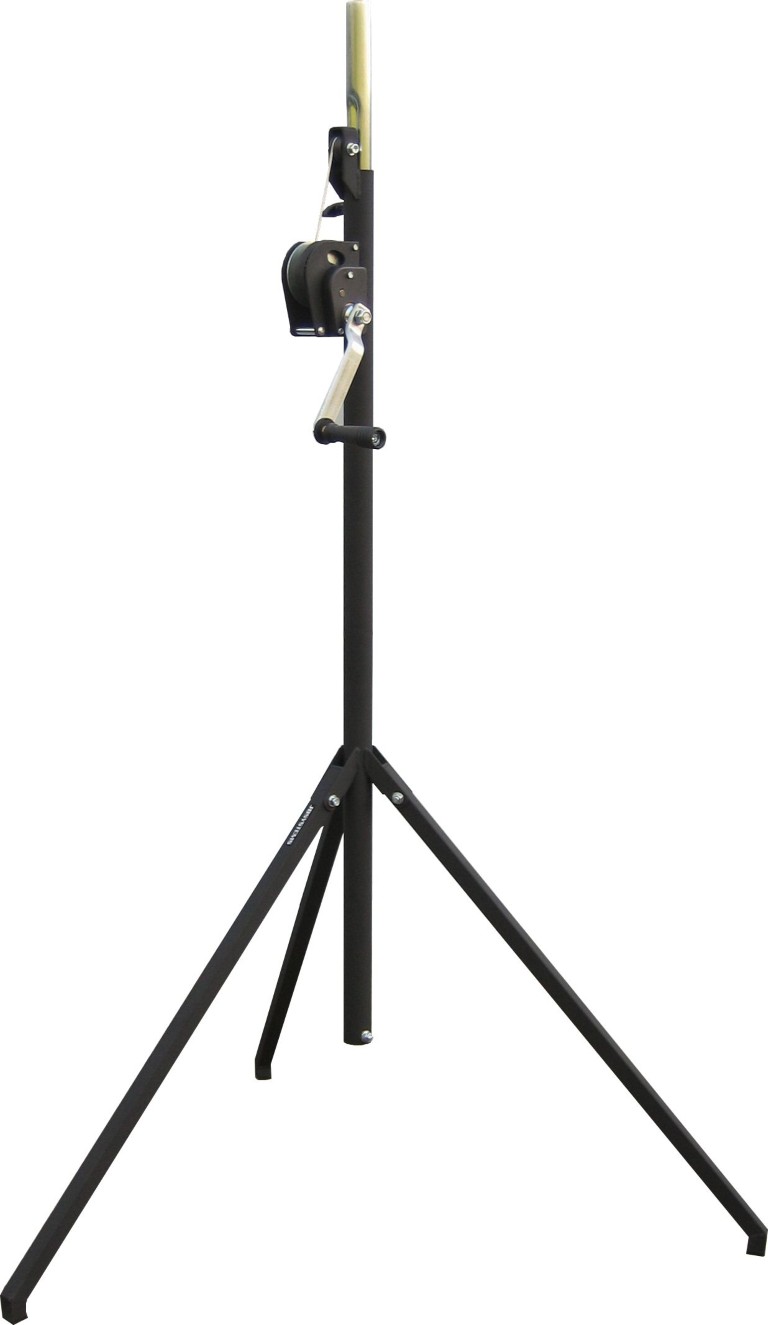 TÜV/GS-gekeurd windup-lichtstatief, min/max hoogte: 1,67m/2,70m max belasting: 70kg - LS-270