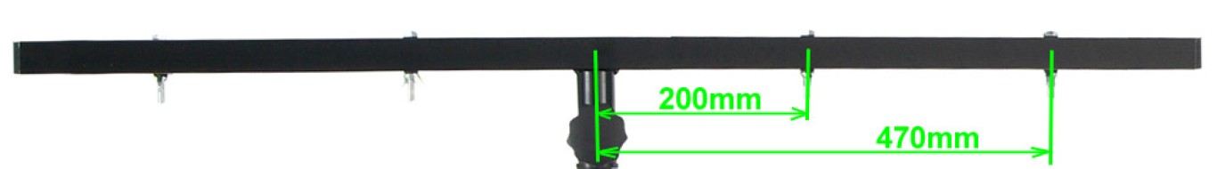 T-bar L=1,20m, mast:35mm - TB-64