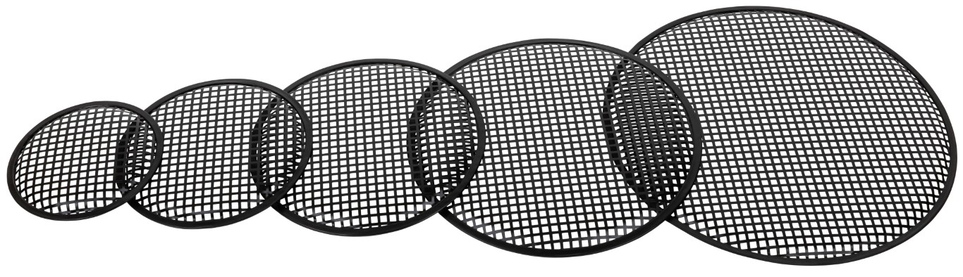 Sterke zwarte metalen luidsprekergrill 8