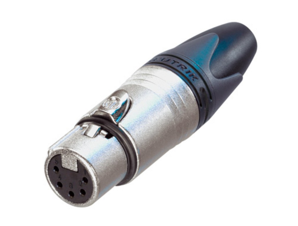 Neutrik XLR vrouwelijke connector voor kabel, 5-pens - NC5FXX