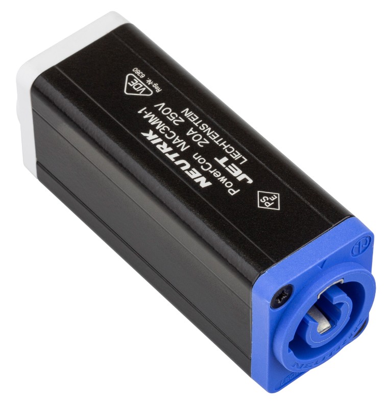 Neutrik Powercon adapter NAC3MPA – NAC3MPB - NAC3MM-1