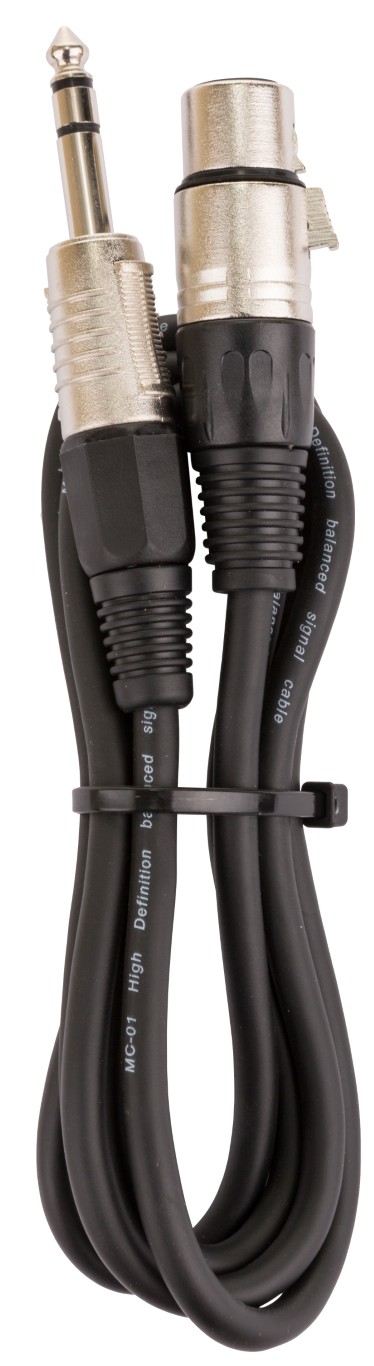 Symmetrische signaalkabel Stereo Jack/XLR vrouwelijk 1,5m - SJXF-1M5