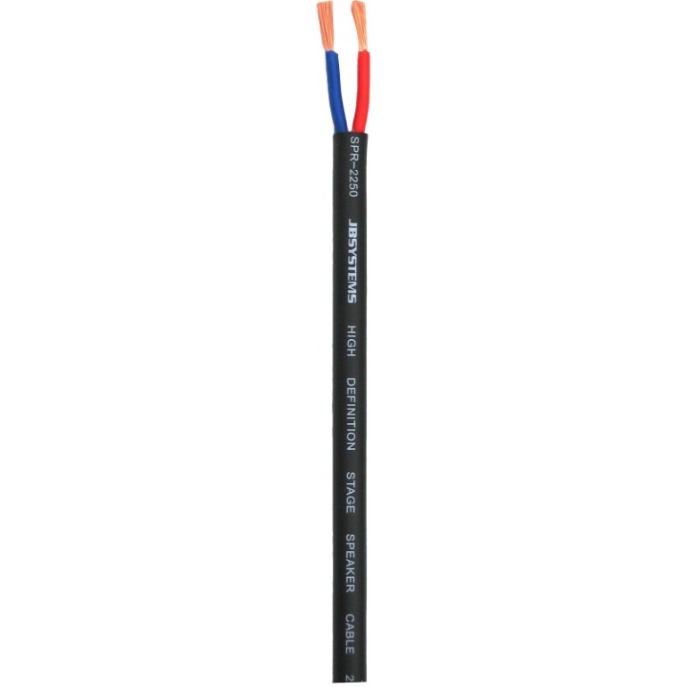 Ronde luidsprekerkabel van hoge kwaliteit 2x2.50mm² (rol 100m) - SPR2250